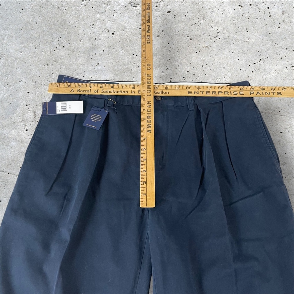 Vintage Polo Ralph Lauren Ethan Pants Mens Size 38x30 Chino Deadstock NEW F249 - Picture 3 of 11